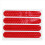 Cover Protective Shell Reflective Sticker for Max G30, Red 4