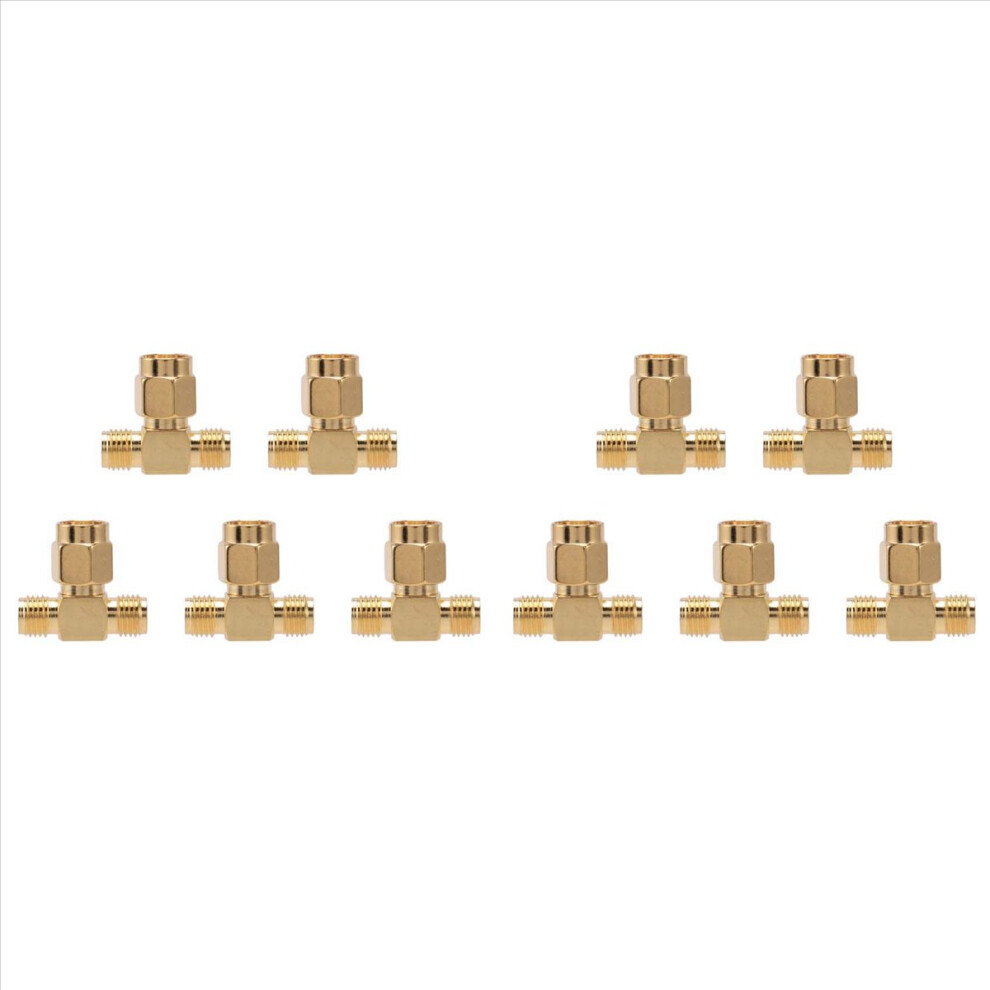 Sma Male To Two Sma Female Triple T Adapter Connector Splitter 4711578796016