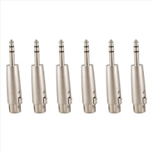 XLR - 6,3 mm-es jack dugó mikrofon patch kábel adapter