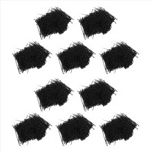 1000 peças de abraçadeiras de nylon pretas para cabos com fecho de correr 95 mm x 2 mm
