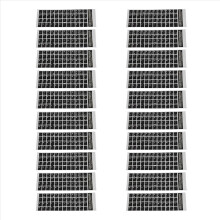 White Letters French Azerty Keyboard Sticker Cover Black for Laptop