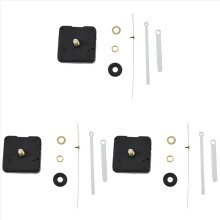Clock Movement Mechanism with White Hour Minute Red Second Hand Kit