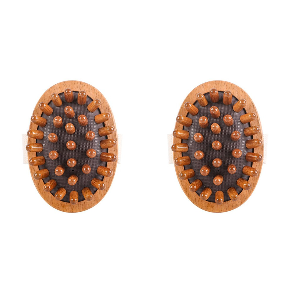Body Anti Cellulite Brush Wooden Spa-Air Cushion Meridian Massage