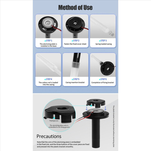 Atomizing Plastic Bracket USB Mini Humidifier Diy Experiment 1