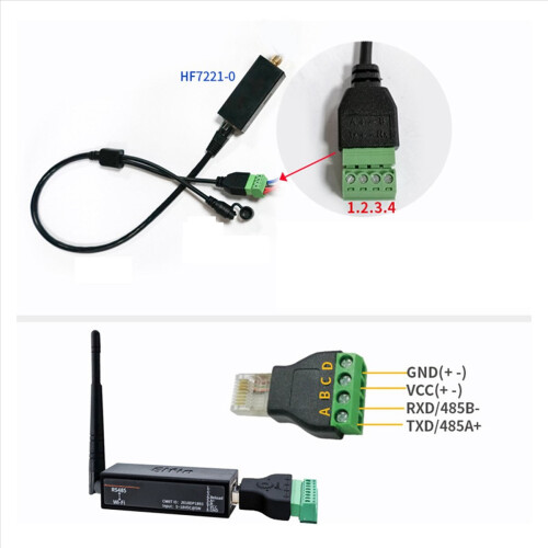 Seriell port RS485 til WiFi-enhetsservermodulkonverter 2