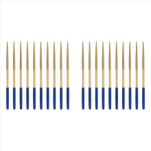 Sada diamantových ihličkových pilníkov 3 mm x 140 mm, na kov, drevo, kameň, sklo, 10 ks