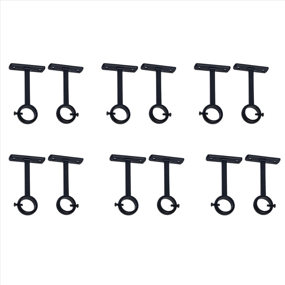 Ceiling Mounted Curtain Rod Brackets, Heavy Duty Ceiling Bracket 4711578727164