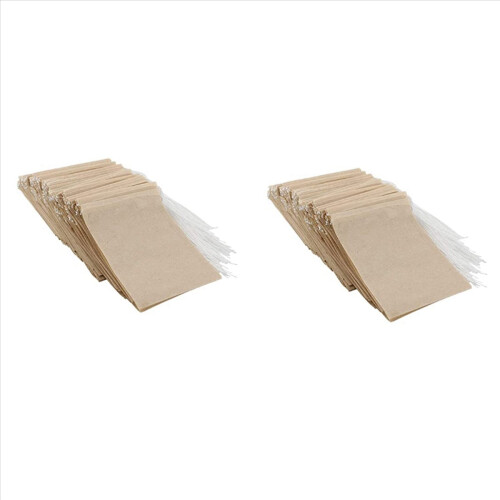 600 st tefilterpåsar, förseglad tepåse för lösbladste (5x7cm)