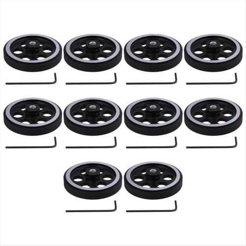 200X6mm Industrial Aluminum Rubber Measuring Rotary Encoder Wheel