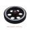 200X6mm Industrial Aluminum Rubber Measuring Rotary Encoder Wheel 2