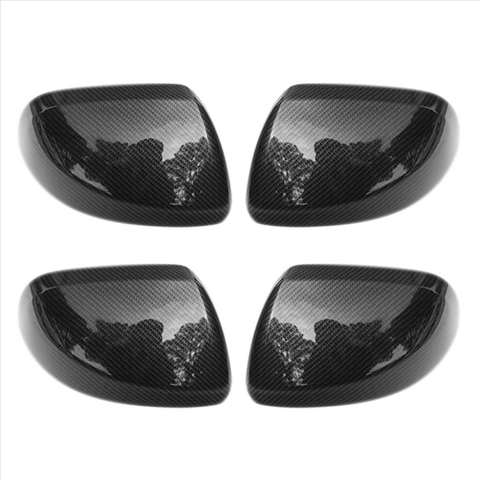Abs Carbon Fiber Exterior Rearview Mirror Cover Caps 4711578729342