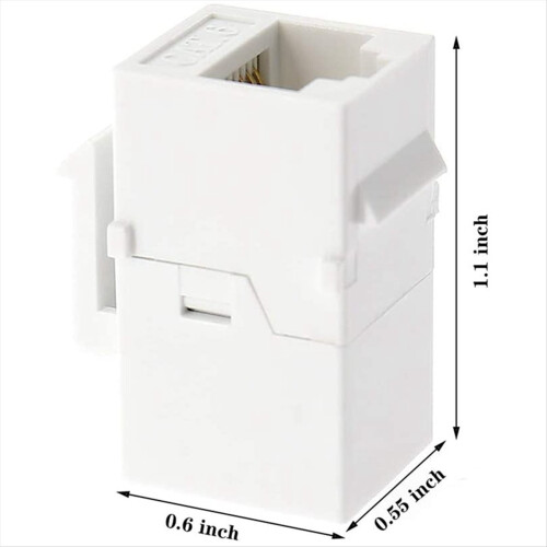 Ethernet csatlakozó, Cat6 RJ45 Jack Inline Nő 1