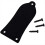 Copertura per truss rod per chitarra elettrica (nera) 4