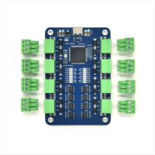 Konwerter USB typu C na 8-kanałowy port szeregowy RS485 CH348