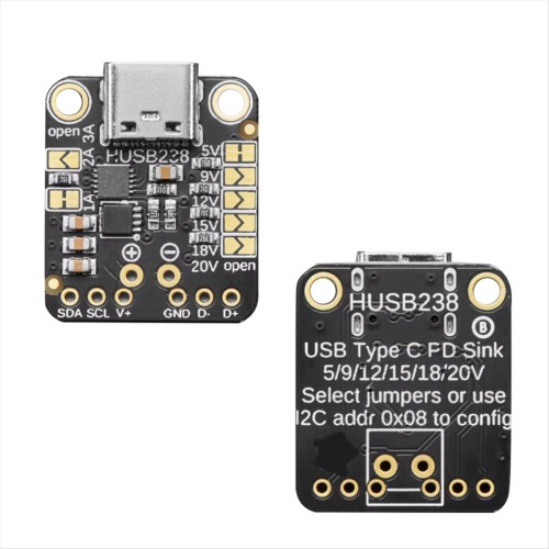 1 buc HUSB238 PD Decoy Module Iic Control sau Ieșire la Nivel Fix 1