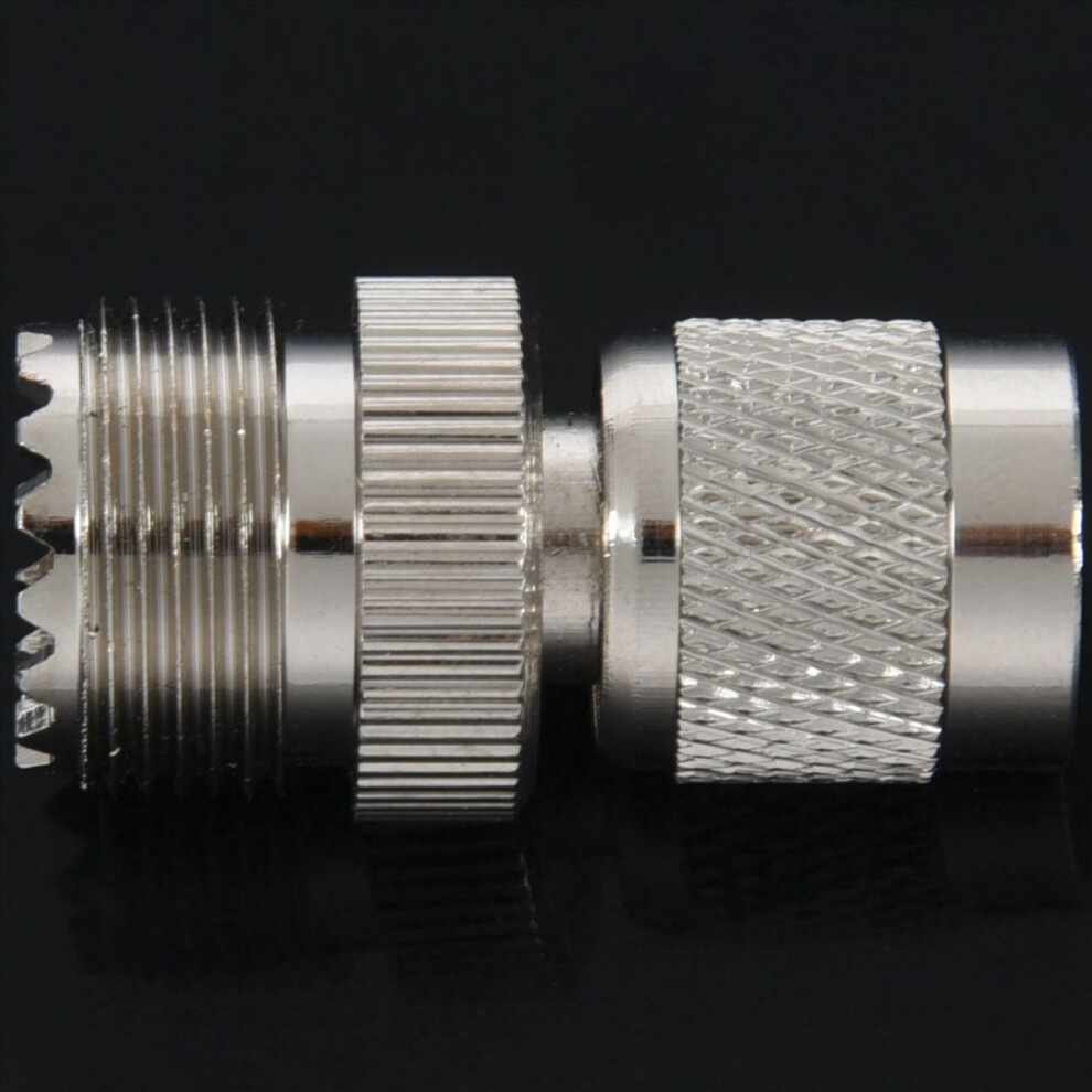 Tnc Male To Pl259 Uhf Female Adapter Connector,Silver 4711578732298