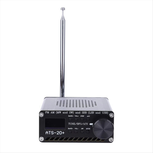 ATS-20+Si4732 Receptor de banda completa Scanner Tela OLED de 0,96 polegadas FM AM