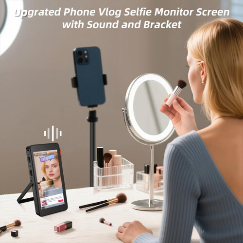 Selfiemonitor met luidspreker 2