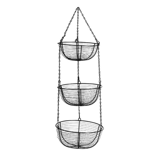 3-Tier Hanging Basket Organizer Kitchen Heavy Duty Wire Organizer 1