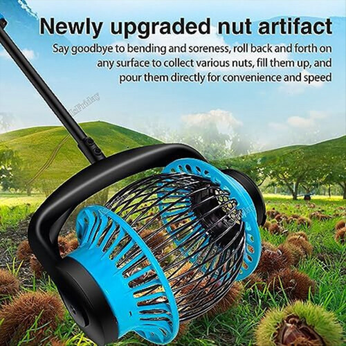 Nut Collector, Fruit Picker Picker Top Side Opening Dump 2
