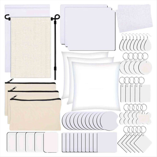 128 PCS Sublimation Blanks Products 1