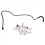 Engine Coolant Thermostat Housing +Pipe Hose Kit For 2