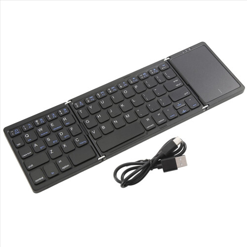 Foldable Bluetooth Keyboard Tri-Folding with Touchpad for Ally 1