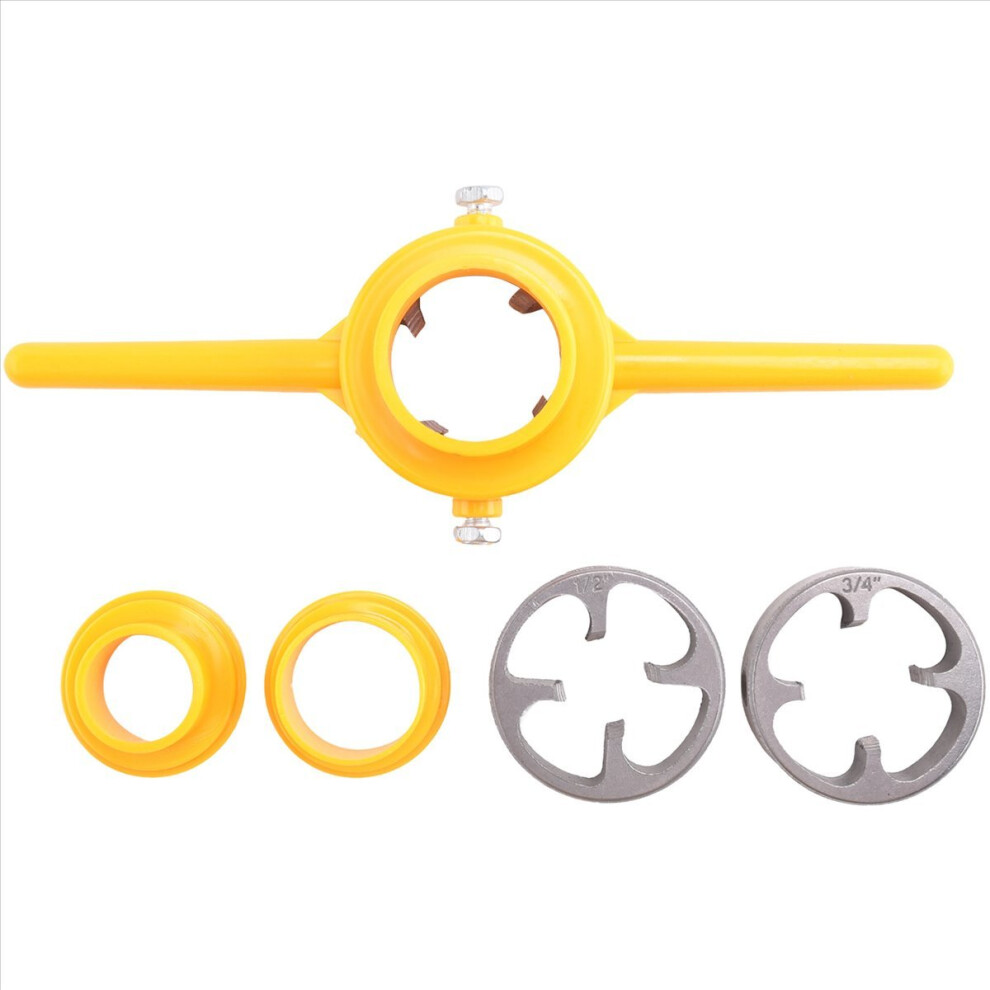 1Pcs Plastic Pipe Thread Die Kit, Pvc Pipe Threader Plumbing Tool 4713902895655