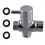 Brass Metal Shower Arm Diverter Valve 4