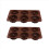 2 Pcs Mini Cake Pan, 6-Cavity Fluted Tube Cake Pan 1