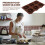 2 Pcs Mini Cake Pan, 6-Cavity Fluted Tube Cake Pan 6