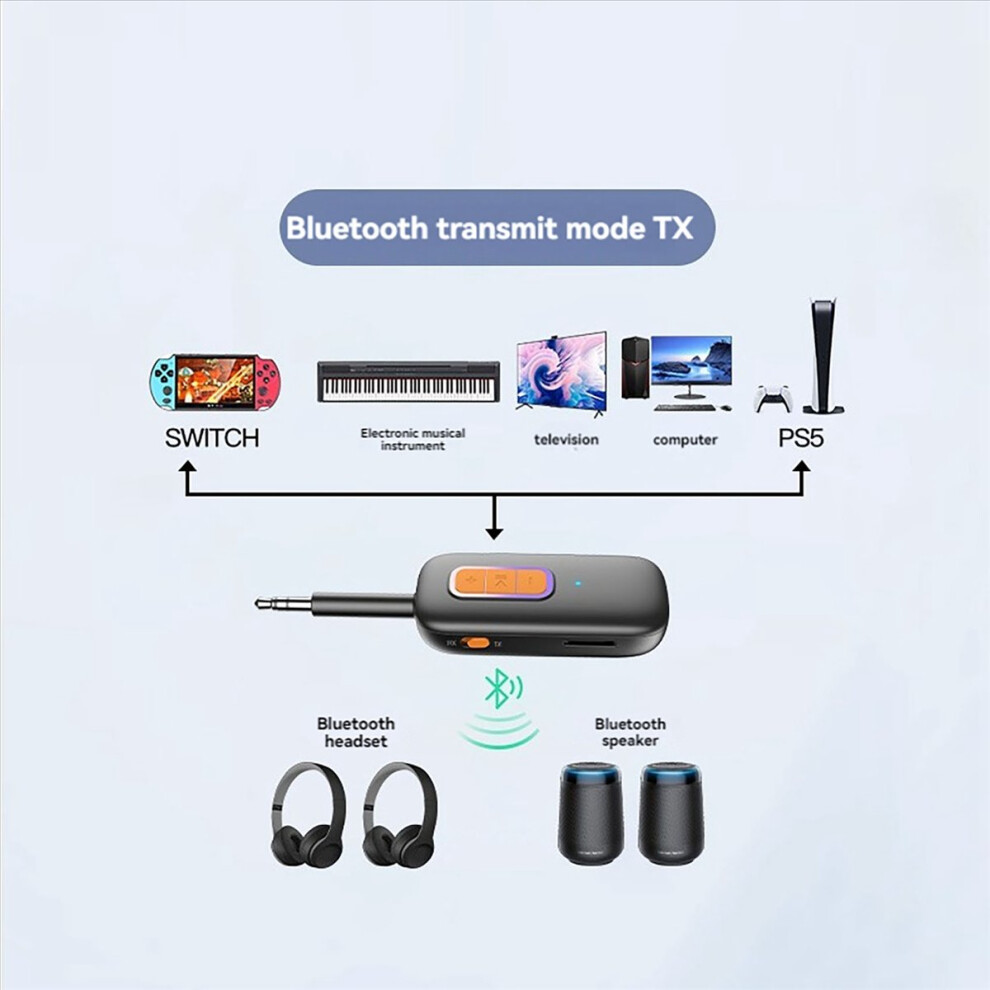 Bluetooth 5.4 Audio Transmitter And Receiver 2 In 1 Bluetooth 4713902810924