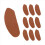 Thigh Patch, Sweat-Proof and Friction-Proof, Brown 1