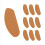 Thigh Patch, Sweat-Proof and Friction-Proof, Yellow 2