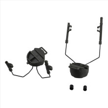 Adjustable Flip Ear Cups Fixed Bracket Helmet Accessories Green