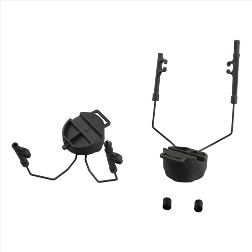 Adjustable Flip Ear Cups Fixed Bracket Helmet Accessories Green 1