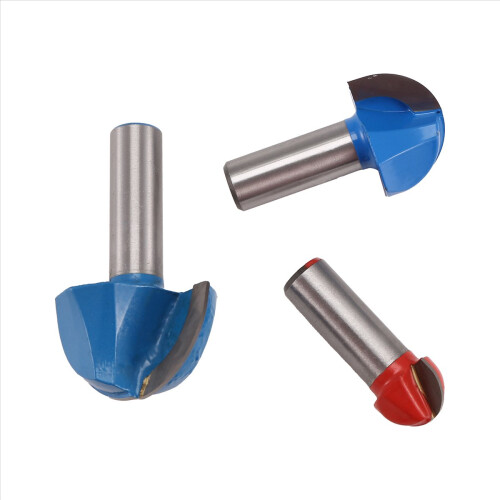 3pcs Router Bits , 1/2inch Shank Core Box Router Bit Set 2