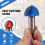 3pcs Router Bits , 1/2inch Shank Core Box Router Bit Set 6