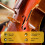 Cello Sound Post Setter Repair Tool Cello Accessory Curved with Black 5