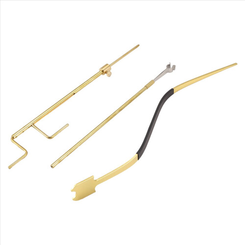 Cello Luthier Tools Kit Cello Sound Post Set Curved with Black 2