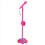 Kids Microphone With Light Stand Toy, Pink 4