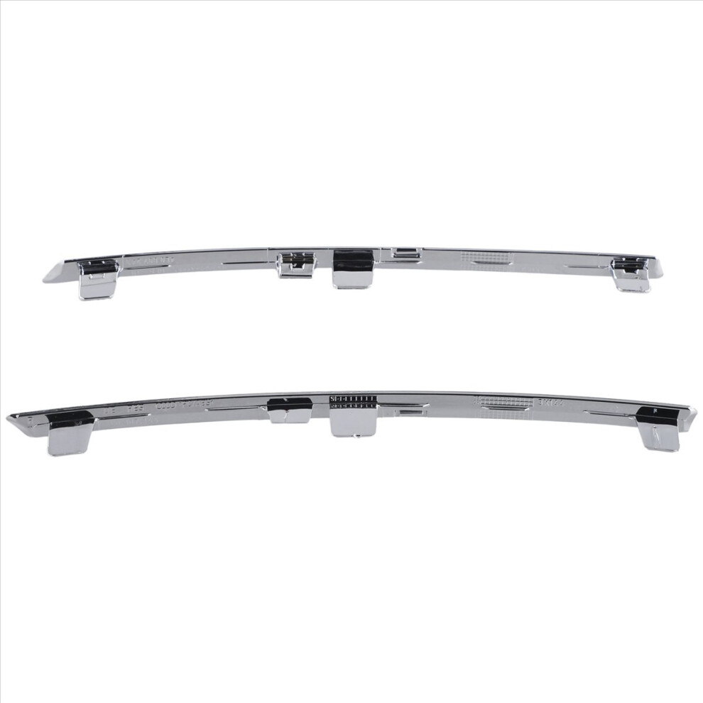 Front Bumper Side Spoiler Chrome Trim Molding Set For Light 4711051177837