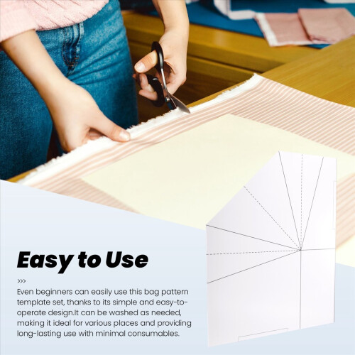 Acrylic Template for Handmade Bag Acrylic Bag Making Stencil Template 2