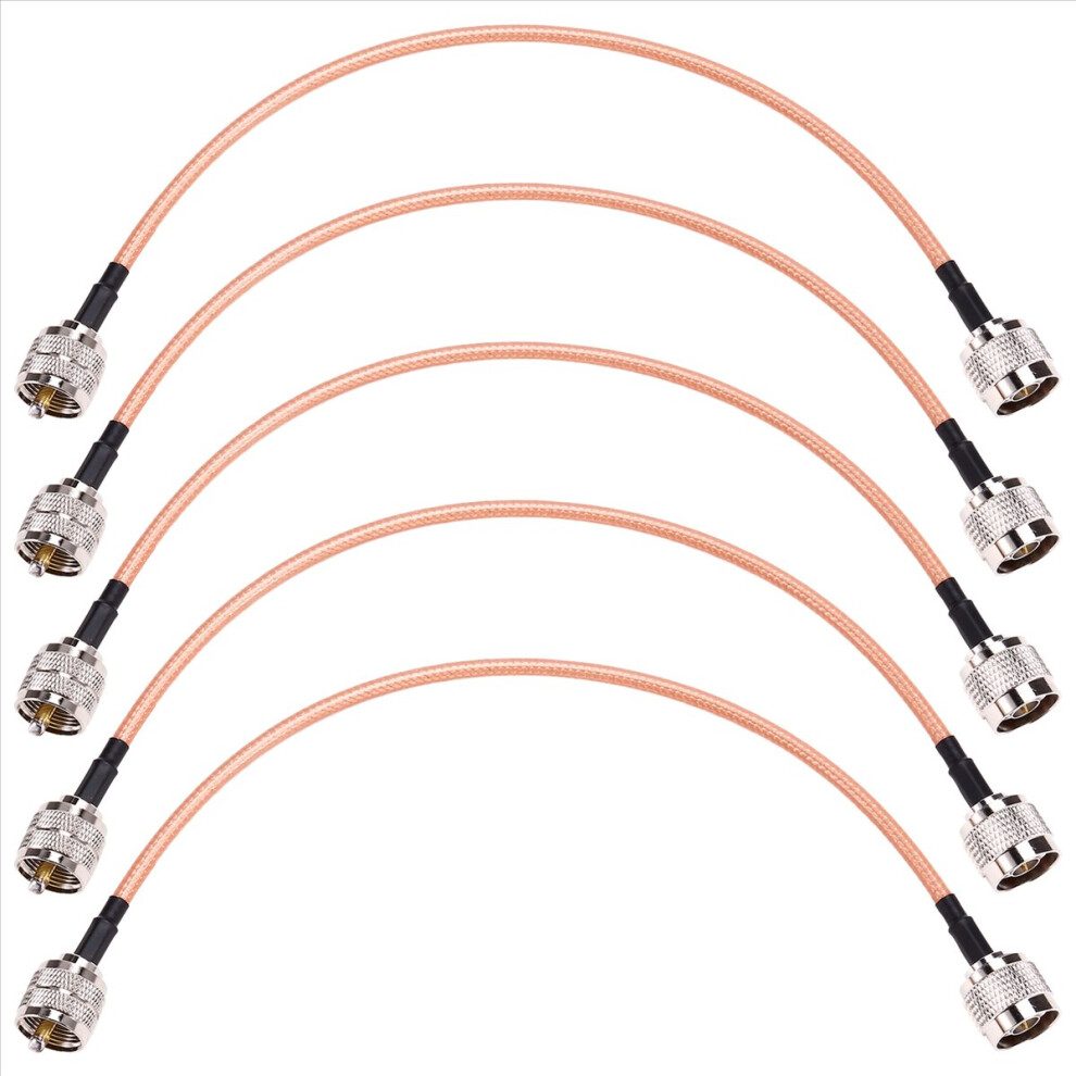 Pl259/Uhf Female To N Male Adapter Rg142 Low Loss Coaxial Cable 4711051182367