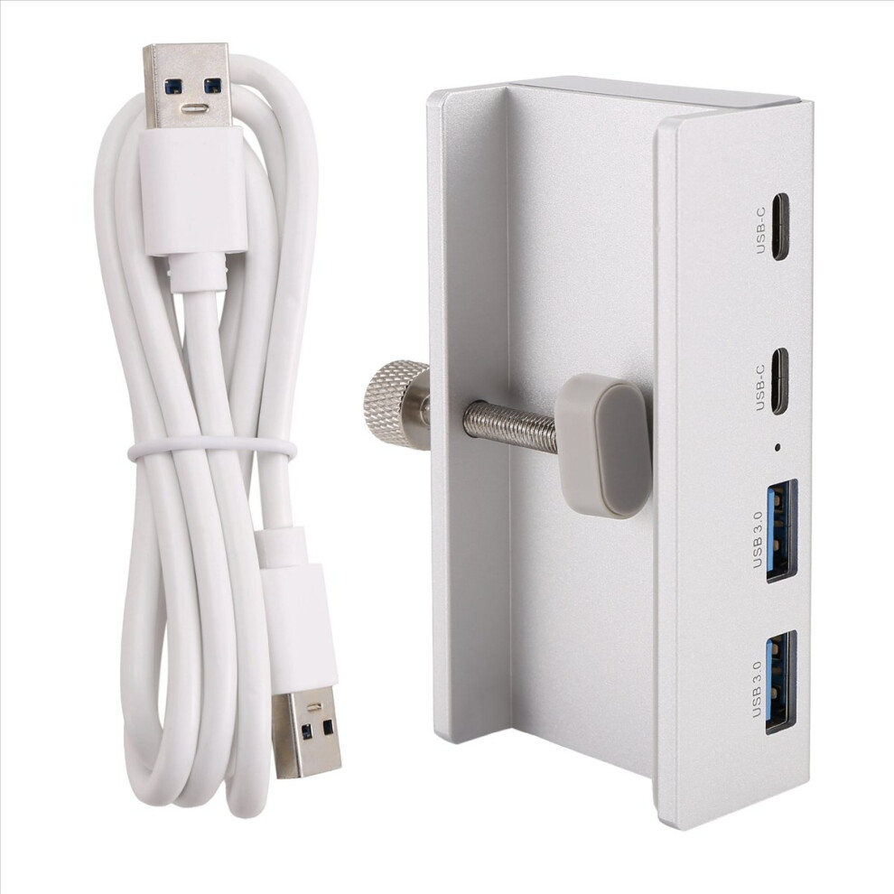 Usb 3.0 Hub Aluminum Clip-On Typec Hub Desktop Splitter For Laptops 4711051183692