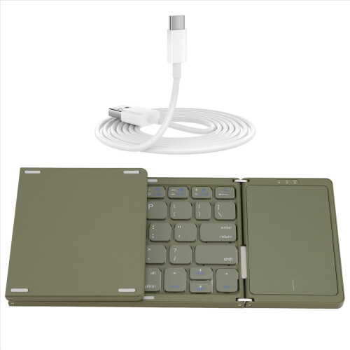 BO89T Bluetooth Wireless Folding Keyboard for IOS and 2