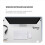 10inch Wireless Keyboard and Mouse RGB Backlit Rechargeable White 3
