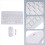 10inch Wireless Keyboard and Mouse RGB Backlit Rechargeable White 6