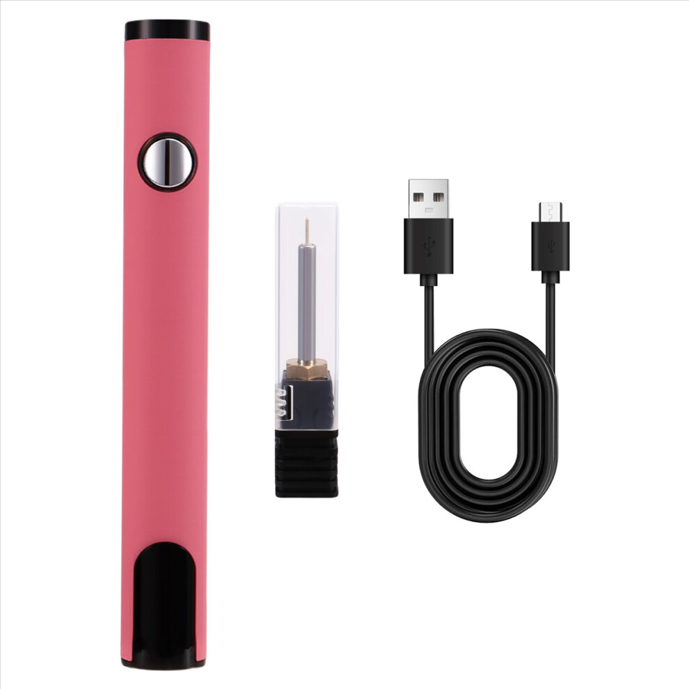 510 Thread Battery Cart Pen Electric Soldering Iron Welding Kit Pink 4711051103737