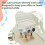 Cute Desktop Storage Box Trash Paper Basket for Office Small 6